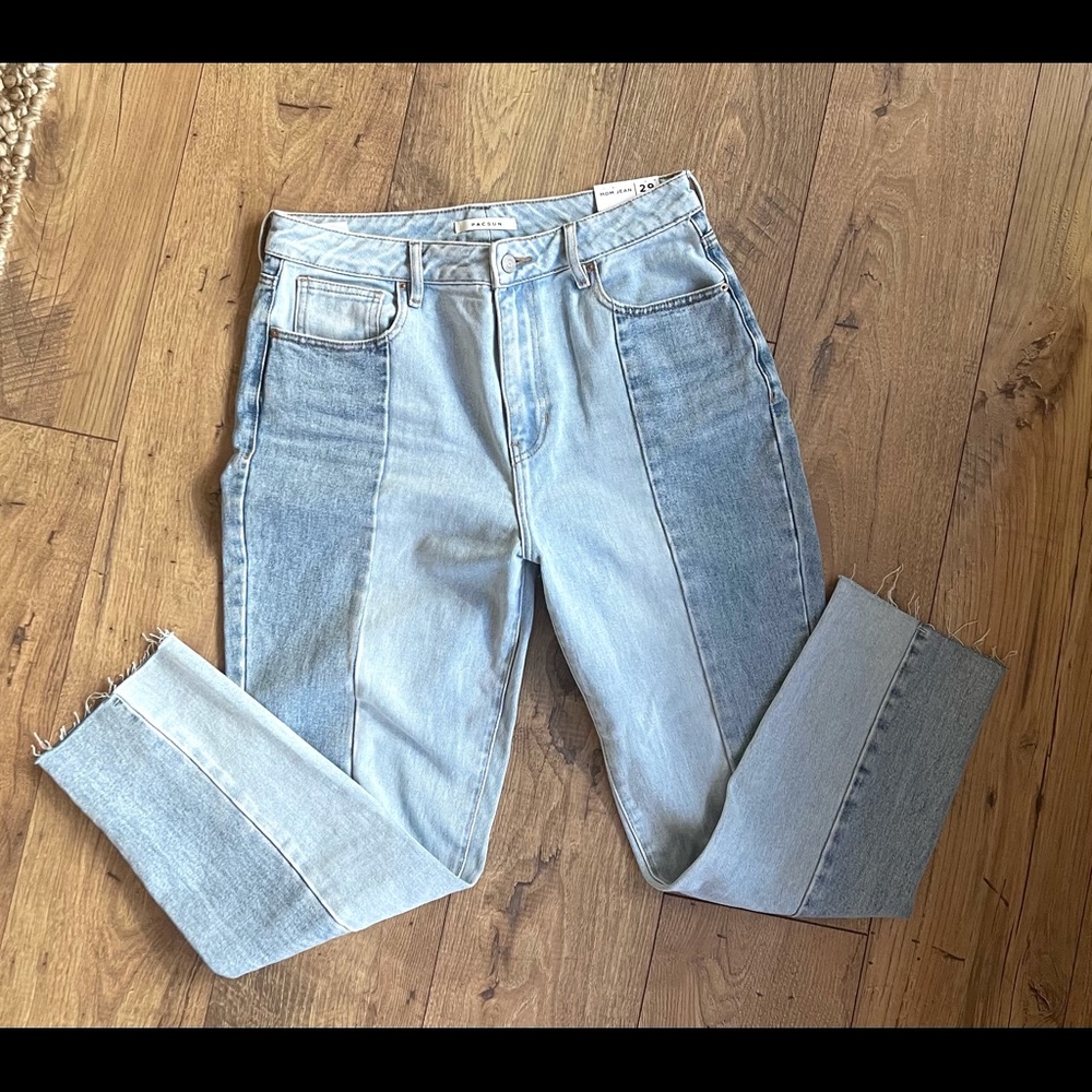 NWT PACSUN TWO TONED MOM JEANS SZ 29